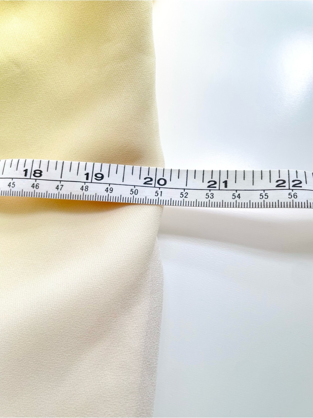 Halston Heritage Yellow White Ombre Chiffon Draped Layered Asymmetrical Dress 4 - Picture 14 of 15